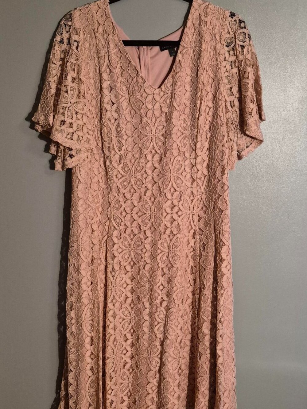 Pink Lace Dress